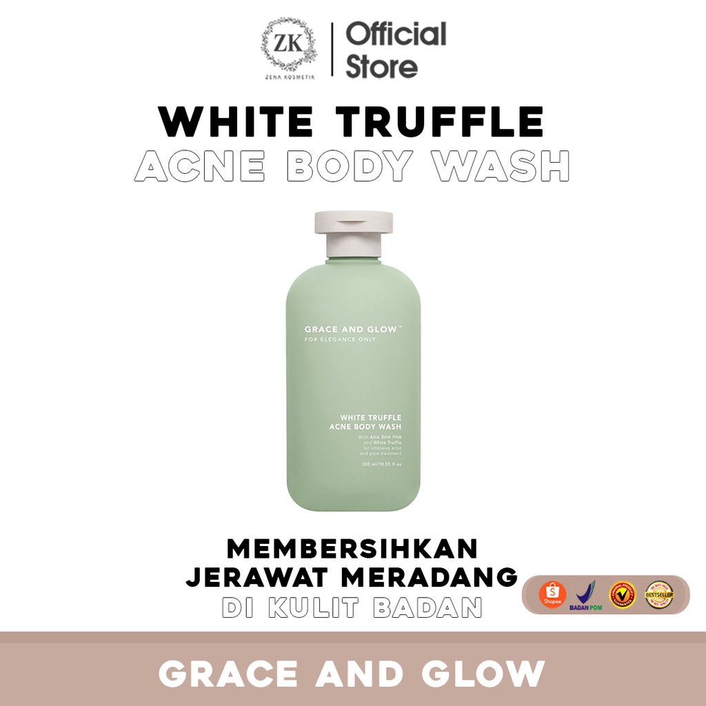 Grace and Glow White Truffle Acne Body Wash