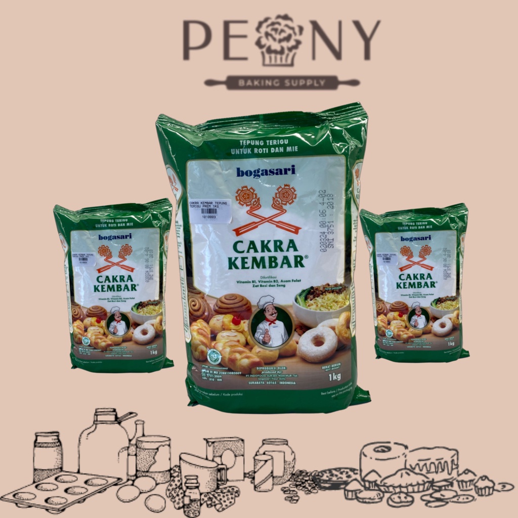 CAKRA KEMBAR TEPUNG TERIGU PREMIUM 1KG