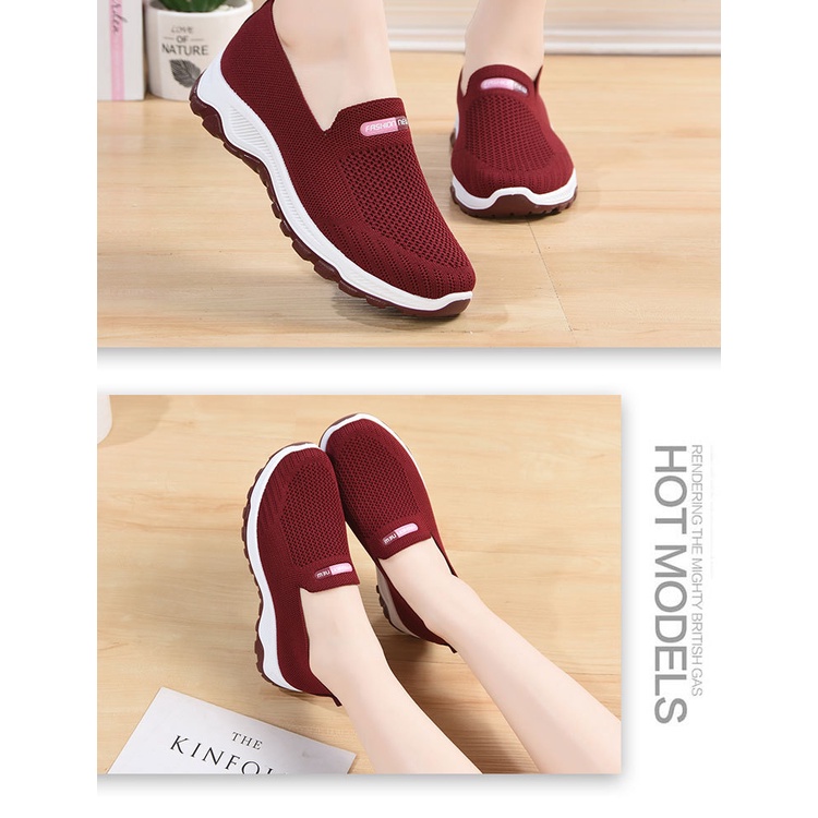 Sepatu Wanita Korea Nylon Sneakers Casual Fashion New Import SP63