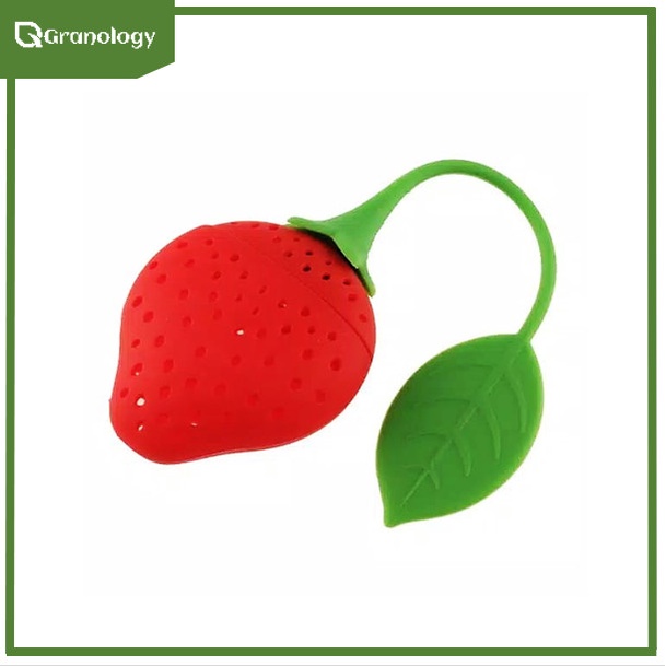 Tea Strainer Infuser Strawberry / Saringan Teh bentuk Stroberi