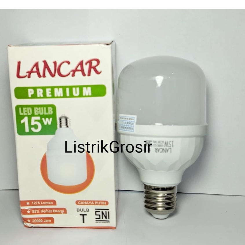 Capsule Lampu Led LANCAR PREMIUM T Bulb 15w 15 Watt Bohlam Led Kapsul