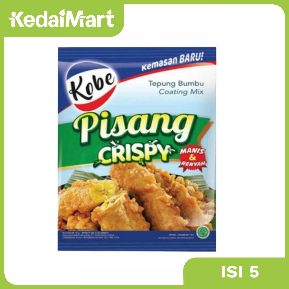 

Kobe Tepung Pisang Goreng Isi 5 x 75 Gram