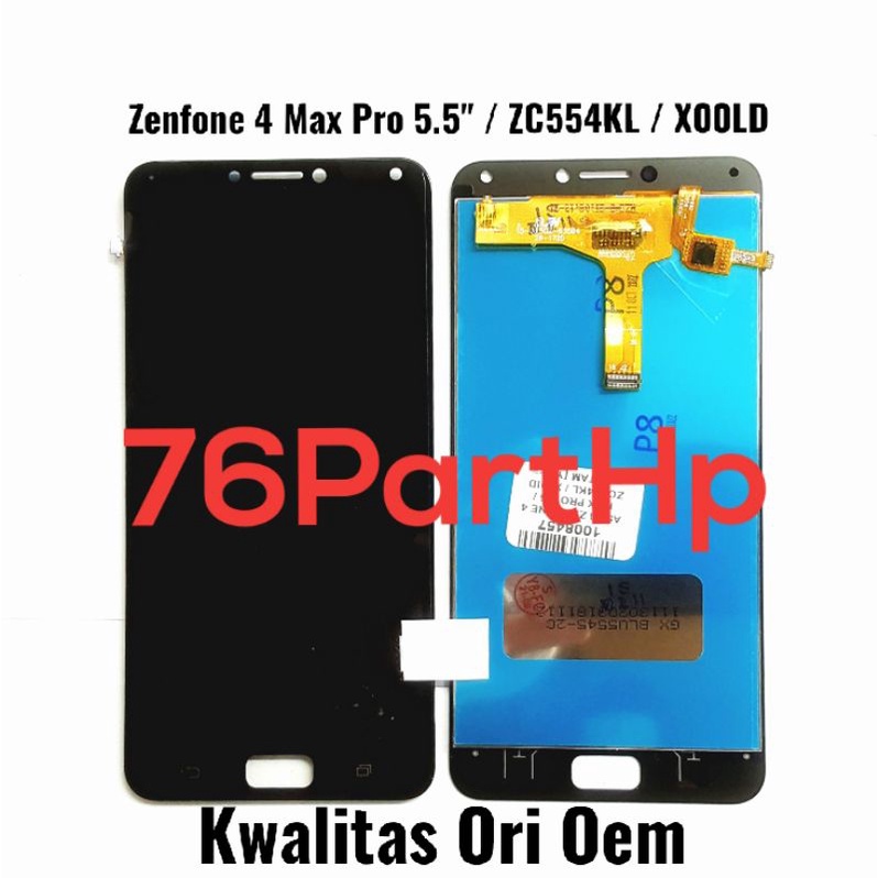 Ori Oem Lcd Touchscreen Fullset Zenfone 4 Max Pro 5.5&quot; ZC554KL - X00LD