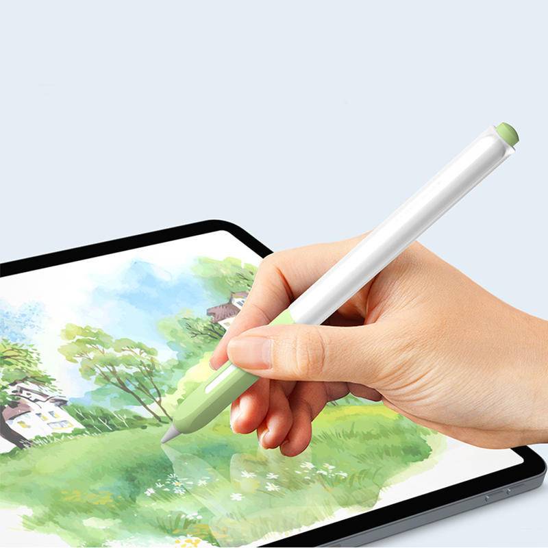 Anti-slip Case Cover Silicone Sleeve Skin Untuk Apple Pencil 1tingkatkan Tilt Sensitivity Stylus Silica Gel Pencil Cover Untuk 1st