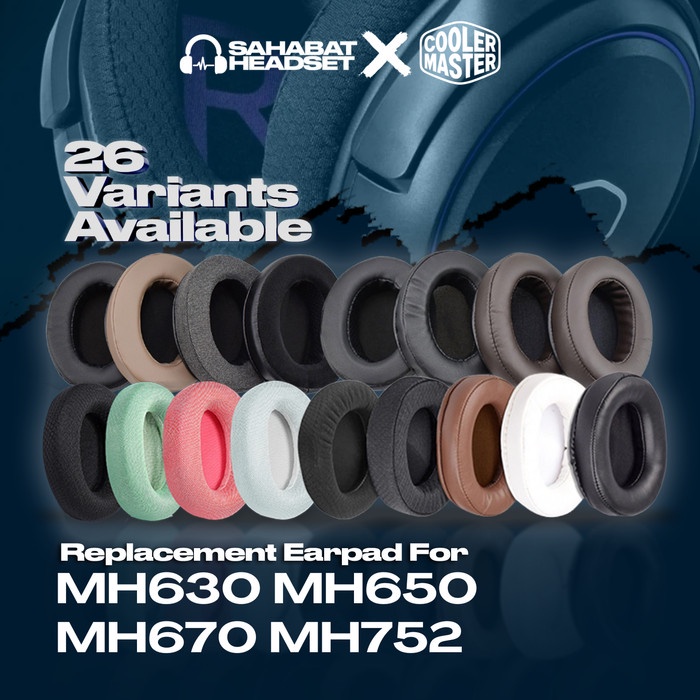Earpad Ear Cushion Earcup Cooler Master MH630 MH650 MH670 MH752 Foam