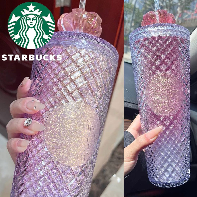 710ml Starbucks Senior Mahkota-Pink Merah Muda Tumbler Durian Cup - Perfect for Christmas