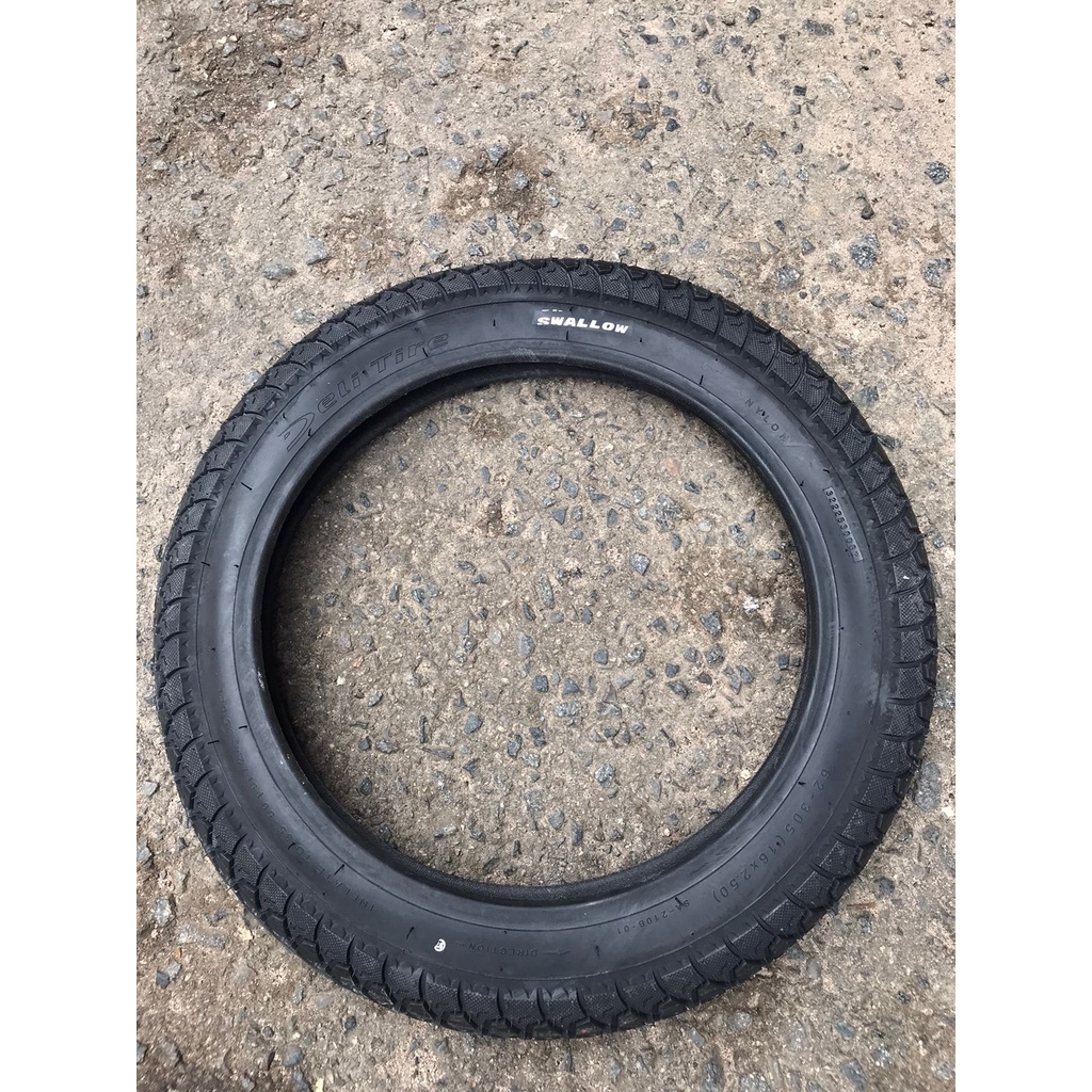 Ban Luar Sepeda 16 x 2.50 Swallow Deli Tire BMX Sepeda LISTRIK