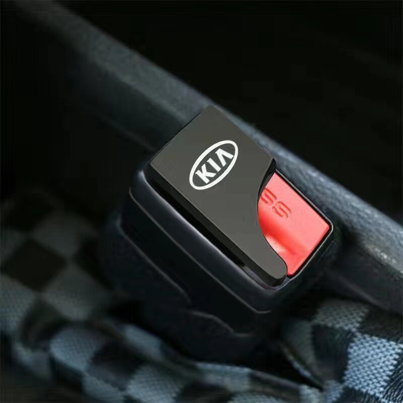 Untuk Kia Concealed Car Safety Buckle Clip Seat Belt Plug Carnival Picanto Soul Rio K5 K3 Cerato Sorento Sportage