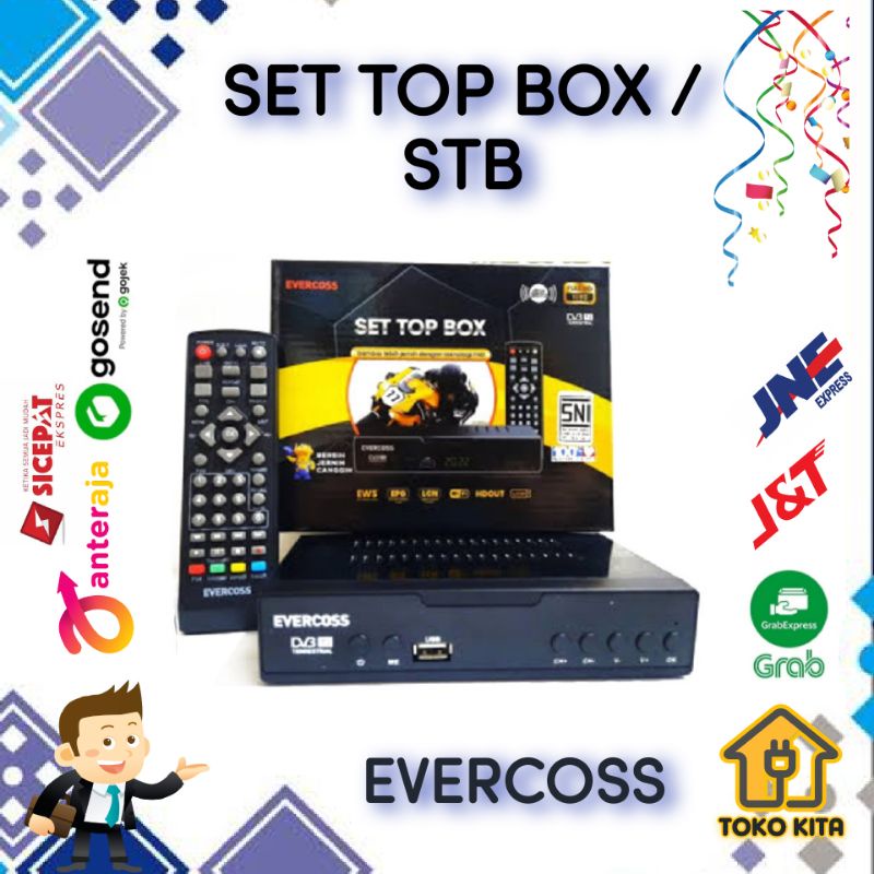 SET TOP BOX EVERCOSS MEGABOX