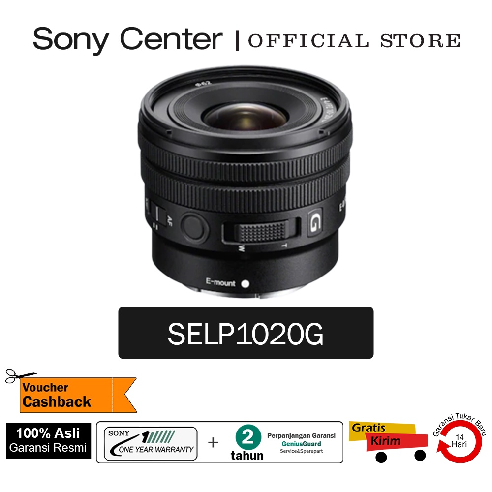 SONY E PZ 10-20mm F4 G / Lensa Sony Ultra lebar / Lensa Wide / Lensa G sudut ultra-wide / Lensa Kame