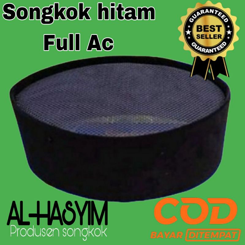 Songkok/peci/kopyah hitam pendek full ac ukuran 6cm,7cm,8cm,9cm, peci hitam berkualitas bahan tebal 