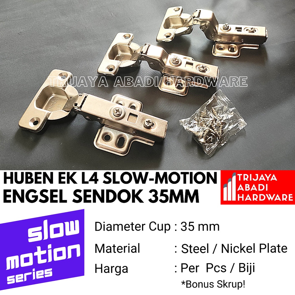 Engsel Sendok Slow Motion EK 35mm - Engsel EK Lenaga Huben