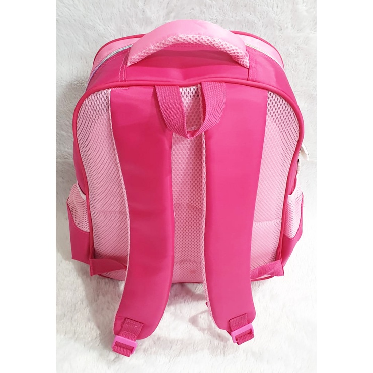 Tas Ransel Sekolah SD Anak Perempuan (16inch) KUDA AJAIB Love Sun Snow Four TIMBUL 4Resleting Kantung Besar