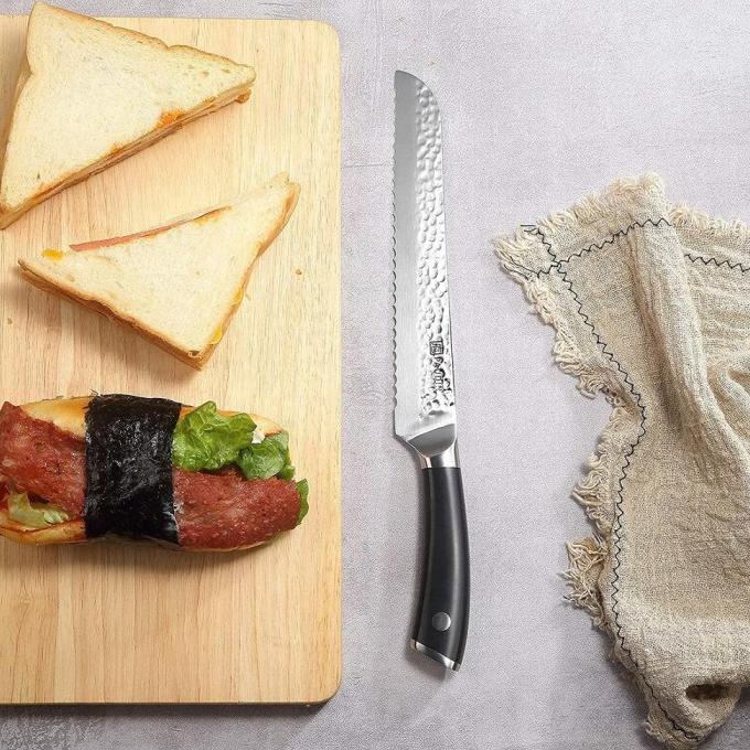 Pisau Roti Paudin Hp2 Premium Kitchen Bread Knife 8" Stainless Steel