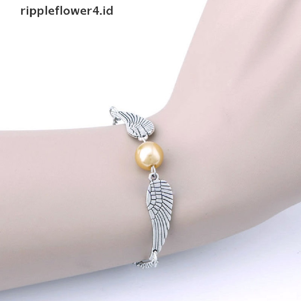 {rippleflower4.id} Fashion Retro Unisex Snitch Bracelets Gelang Tangan Rantai Gelang Bangle Wirst Band~