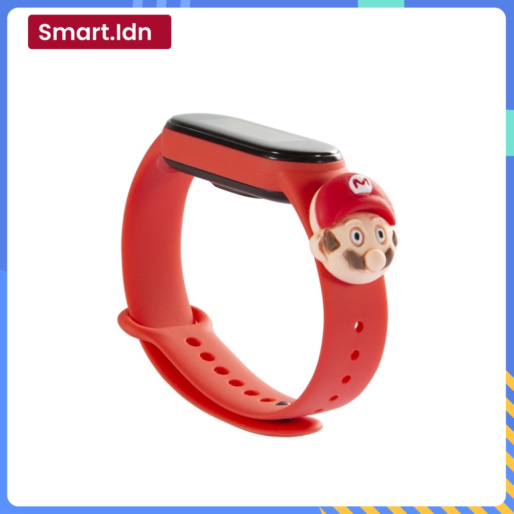 Xiaomi Mi Band Mi 3 Mi 5 Boneka Kartun Besar 3D LUCU Tali Smartwatch Strap Jam