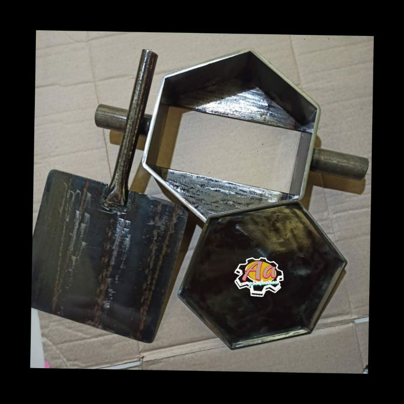cetakan paving segi6 hexagonal