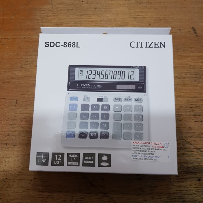

kalkulator citizen 868