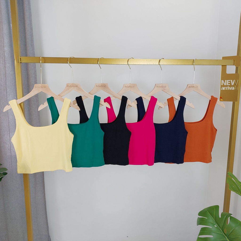 TANKTOP SQUARE TANGKWA FASHION WANITA IMPORT BANGKOK CODE T2