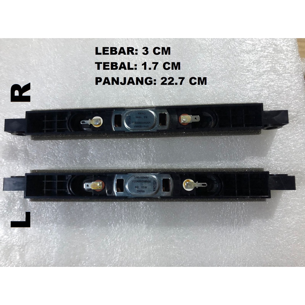 Jual SPEAKER TV LED UNIVERSAL 8 OHM 10 WATT SPIKER TELEVISI TV LED LCD