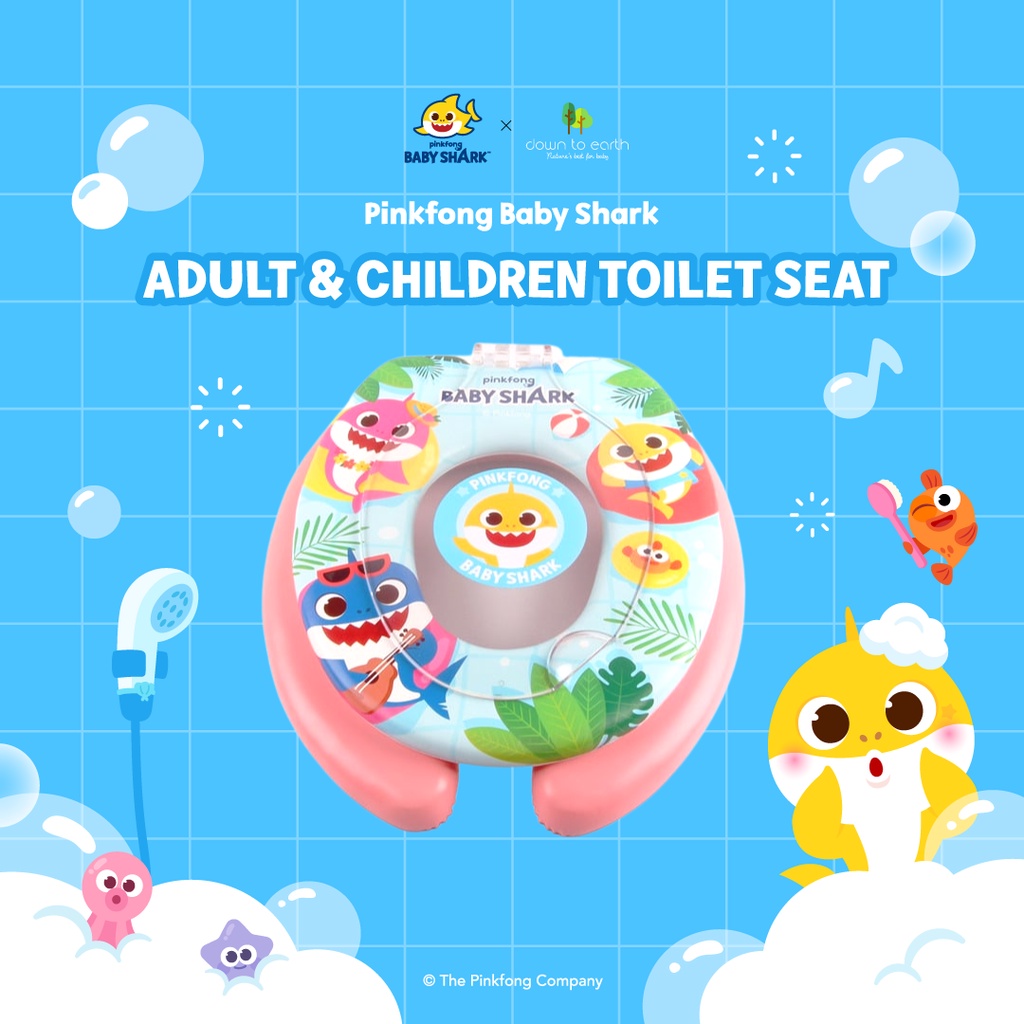 Jual Pinkfong Baby Shark Original Potty Training Toilet Seat Shopee