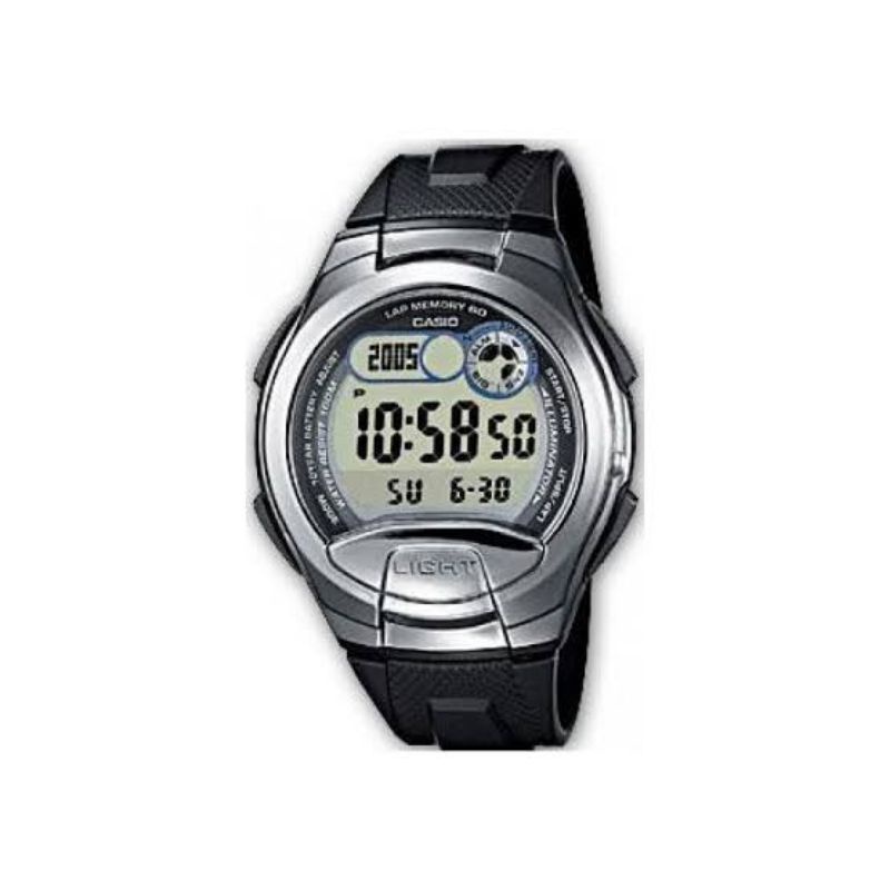 Tali Jam Tangan Casio W-752 Hitam Rubber Kuat Lentur