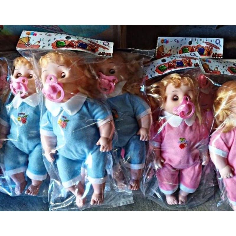Mainan Boneka Bayi Menagis Bayi Dodot Kompeng