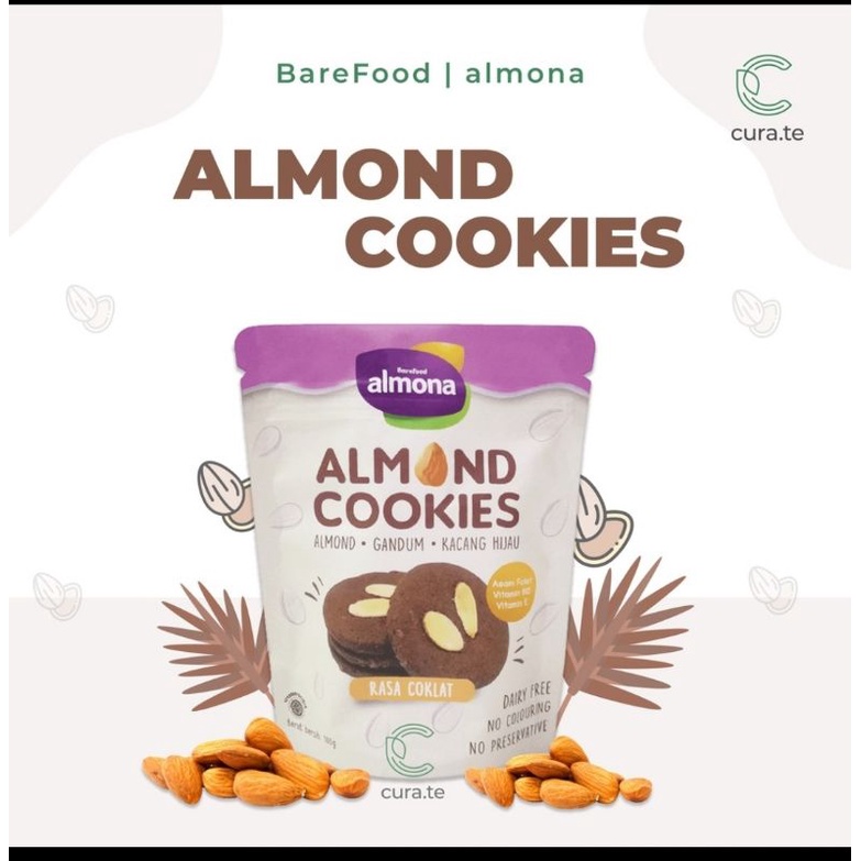 ALMONA Almond Cookies dan Brownies