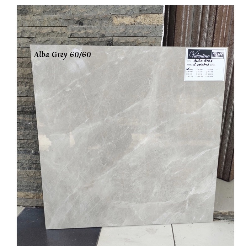 GRANITE 60x60 ALBA GREY / VALENTINO GRESS