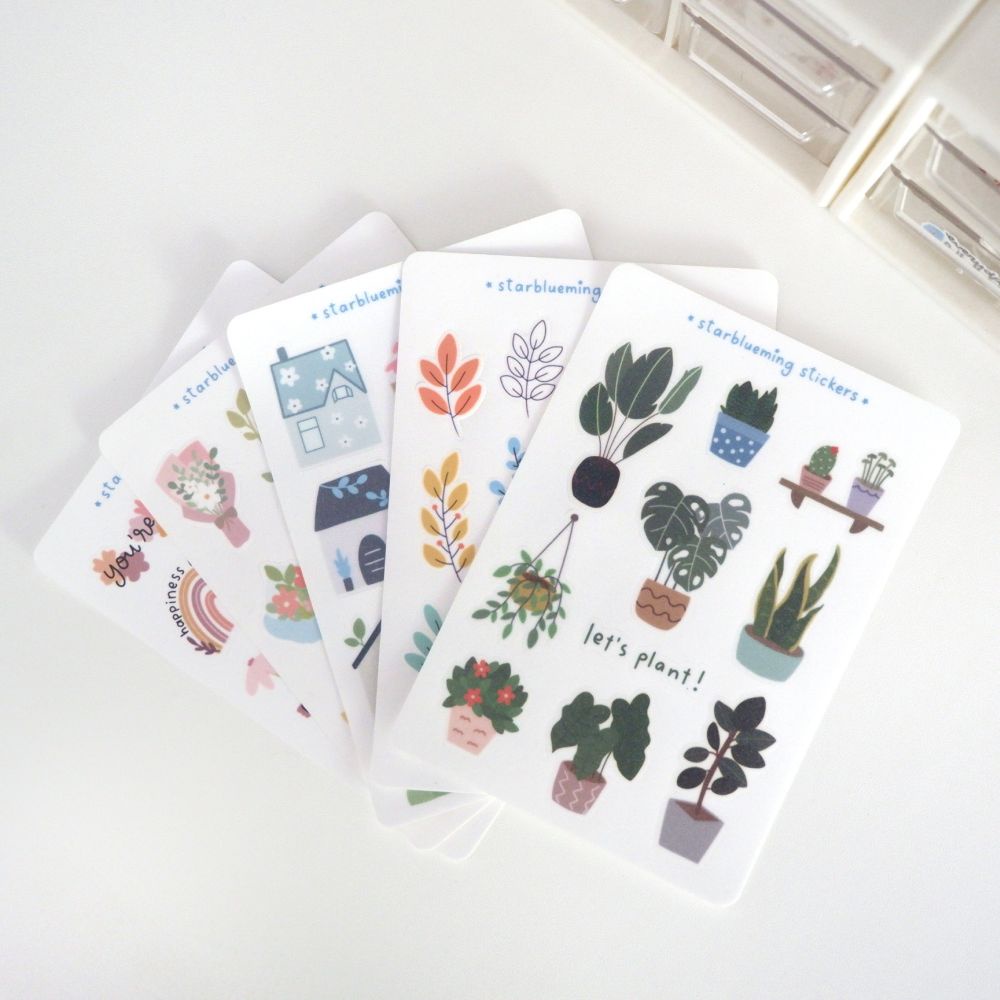 

STARBLUEMING Sticker Sheet / Stiker Kiss Cut