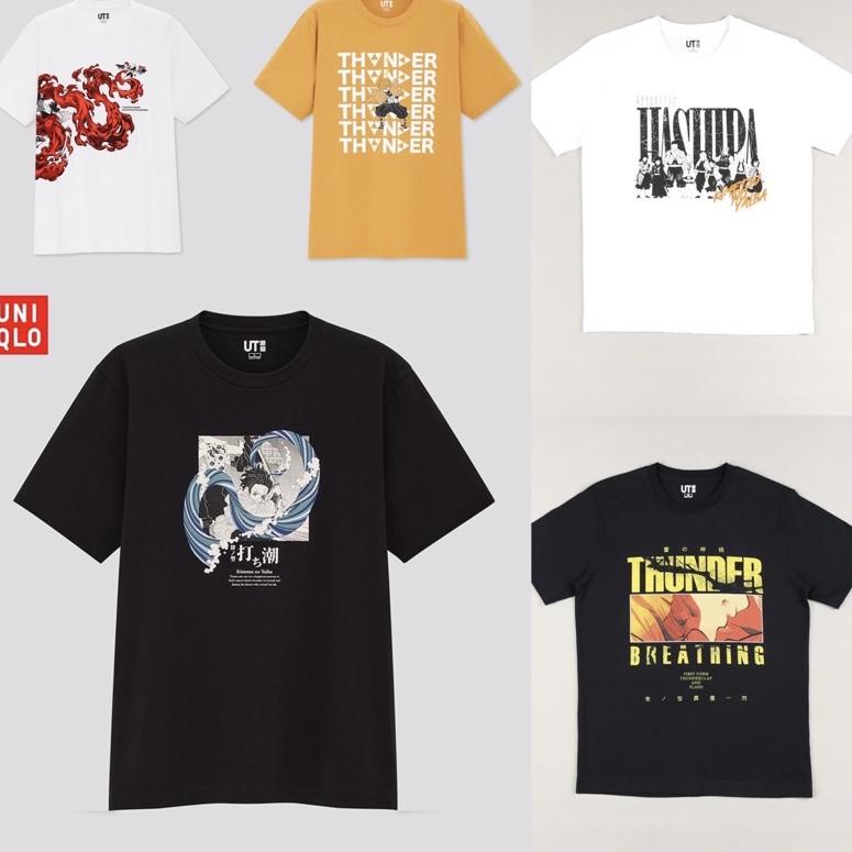 ✮✮ UNIQLO MANGA UT X DEMON SLAYER Kimetsu No Yaiba / Rengoku vs Akaza Graphic Tshirt - ORIGINAL