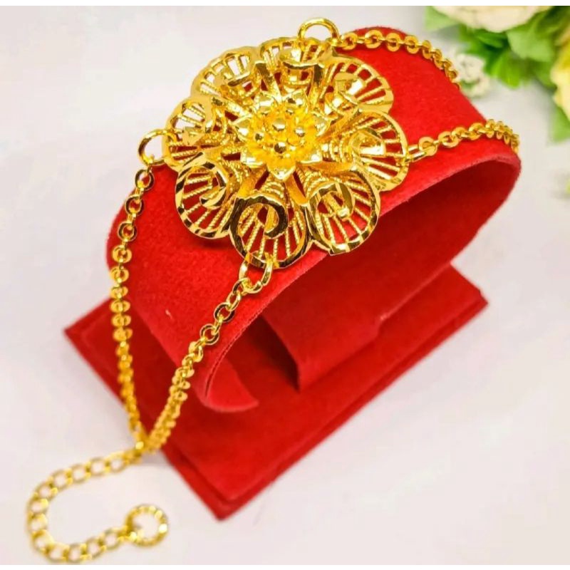 Gelang tangan rantai dubai motif b