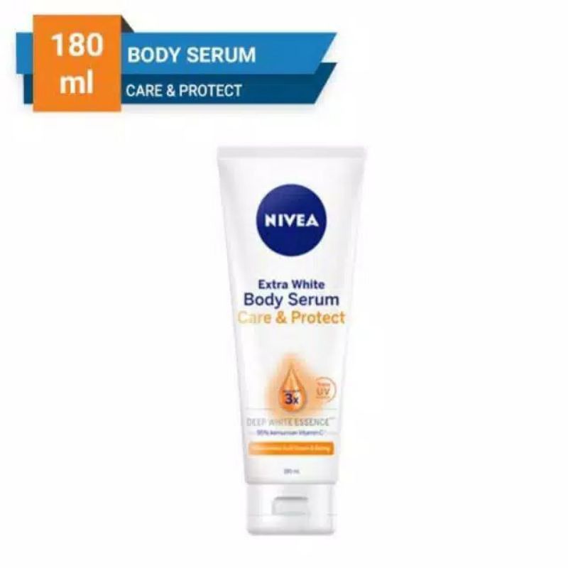 Nivea Extra White Body Serum Hijab Cooling Care &amp; Protect 180ml