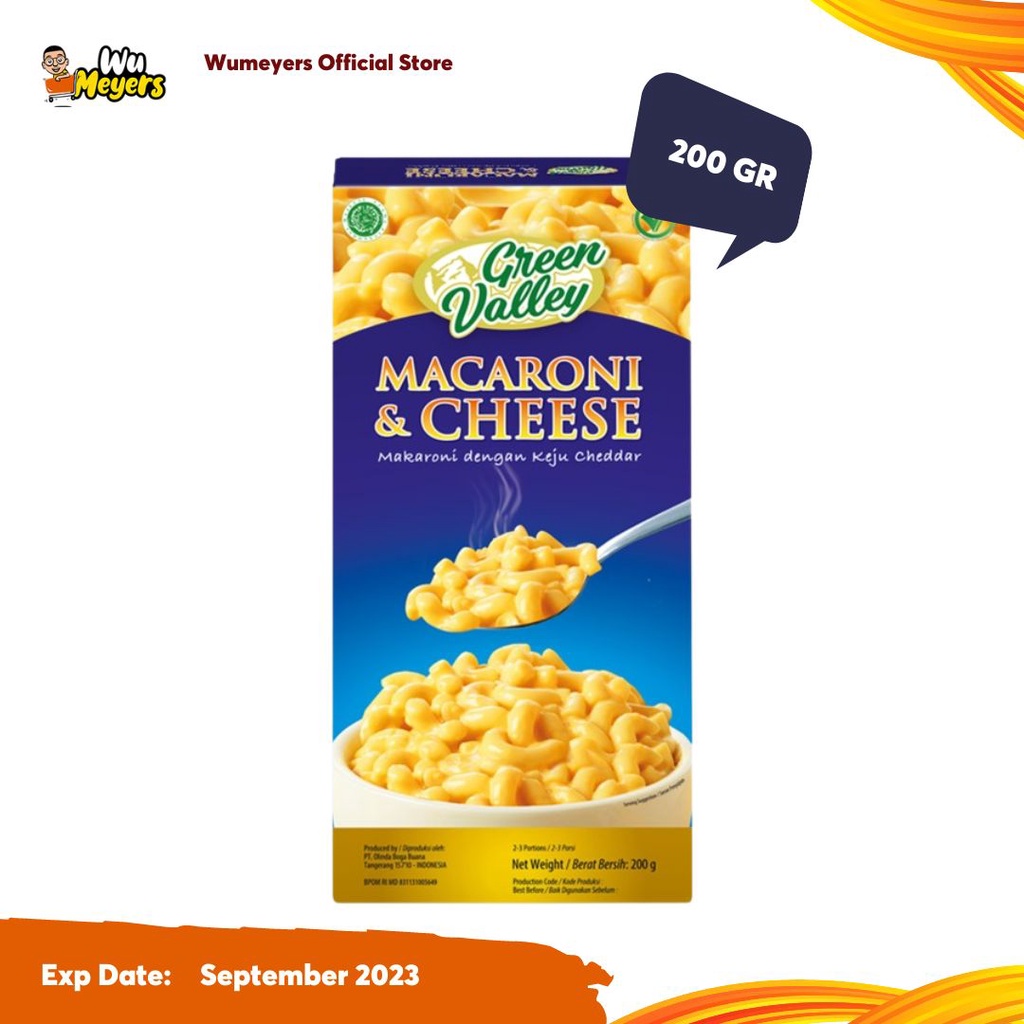 

Green Valley Macaroni and Cheese 200gr