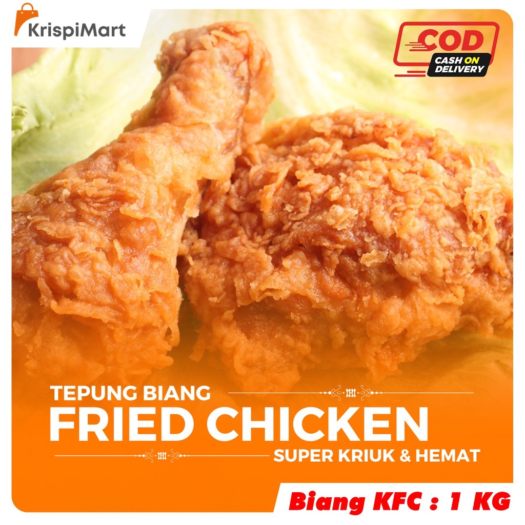 Jual Biang Tepung Bumbu Ayam Krispi Ala Kfc 1 Kg Untuk 20 Kg Terigu