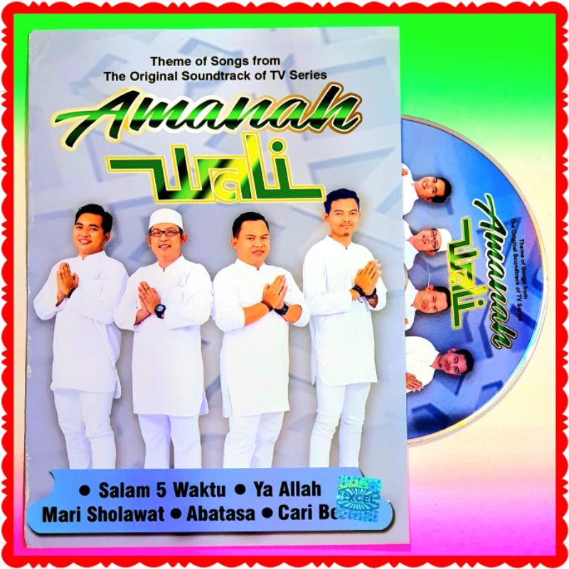 KASET ORIGINAL VCD VIDEO LAGU WALI RELIGI SUPER HITS-BISA BUAT KARAOKE-VOCAL ON OF AKTIF