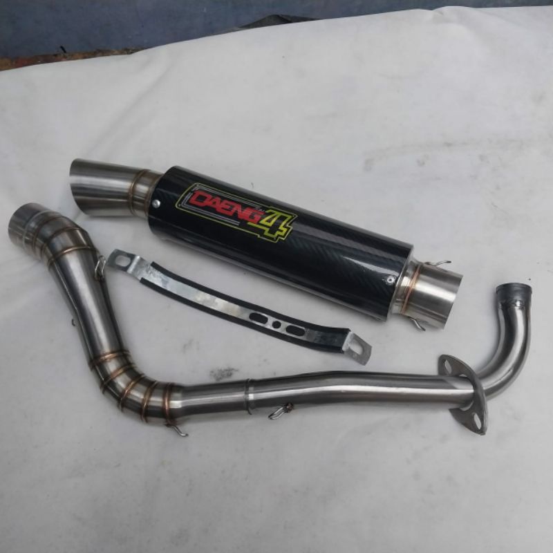 Knalpot Daeng Karbon (inlet38 dan inlet 50) Mio sporty Mio j Beat Aerox Nmax
