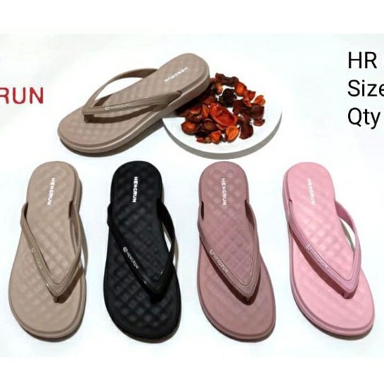 Sandal Wanita Jepit Jelly IRSOE HENGRUN / Sandal Cewe Karet Tebal Tinggi / Sandal Jepit Wanita Terbaru Sendal Cewek Bahan Karet Uk.36-40