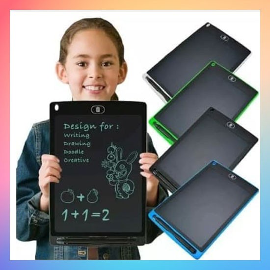 LCD Writing Tablet Papan Tulis Papan Jalan Whiteboard Drawing Tablet