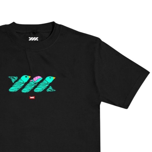 WADEZIG T - Shirt Black Kasual / Kaos Wadezig Hitam / Kaos Kasual  - A06