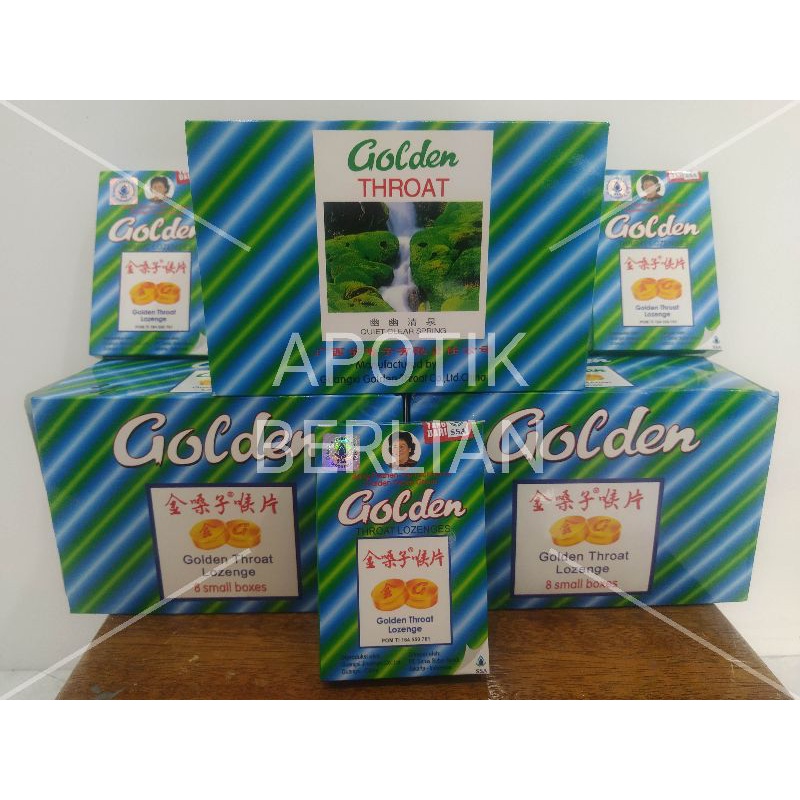 

GOLDEN THROAT Permen Pelega Tenggorokan