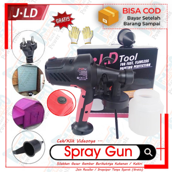 Spray Spray Gun Electrik Alat Semprot Cat Minyak Dinding Pistol Tembok
