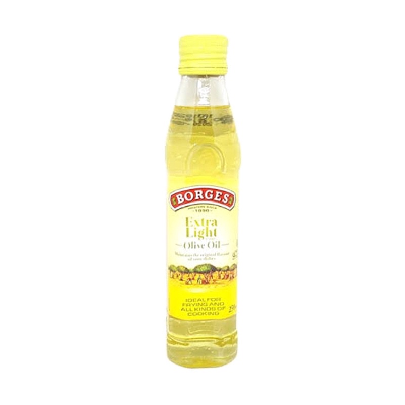 

BORGES Extra Light Olive Oil 250 ml Minyak Zaitun / BORGES / Extra / Light / Olive / Oil / 250 ml / Minyak / Zaitun