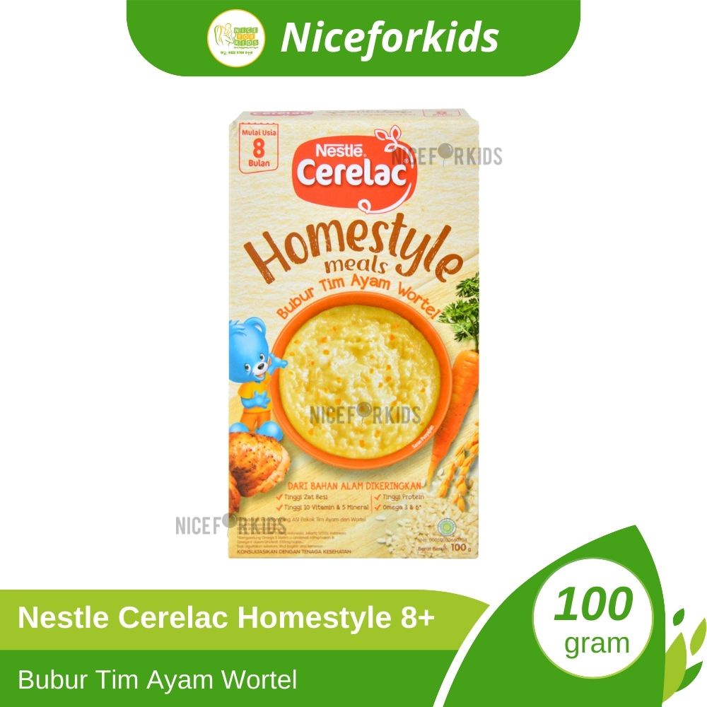 Nestle Cerelac Bubur Bayi Homestyle Meals / Bubur Tim Instan Mpasi