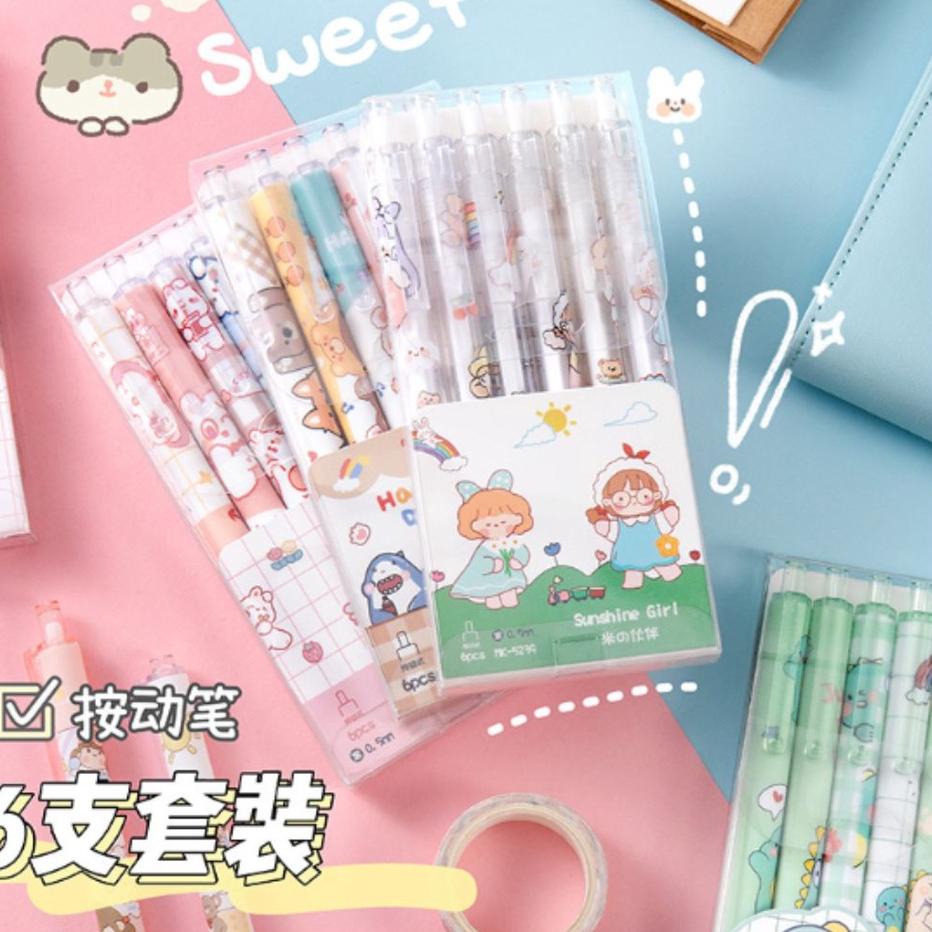 

DAPATKAN SEGERA Pulpen / Pen Gel Bisa Hapus Motif 1 Set GF6,,,