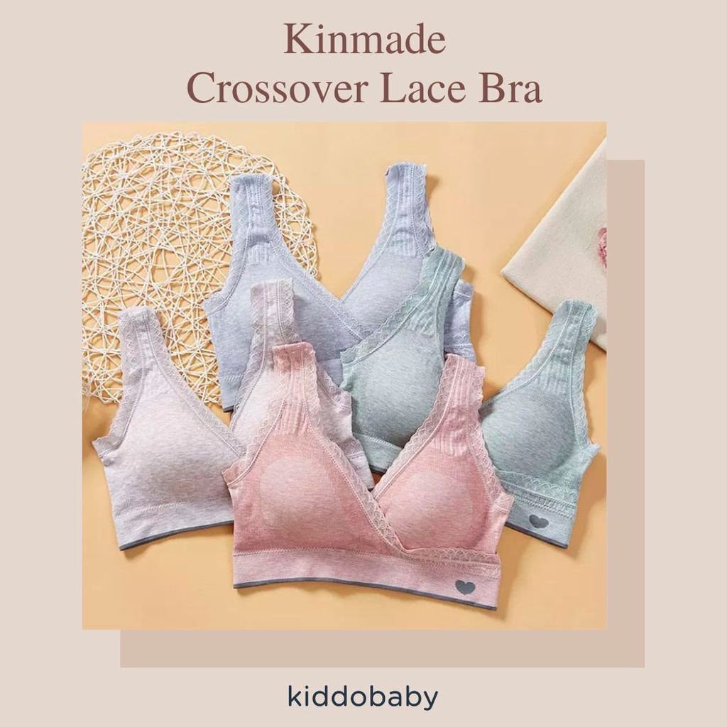 Kinmade Crossover Lace Bra | Bra