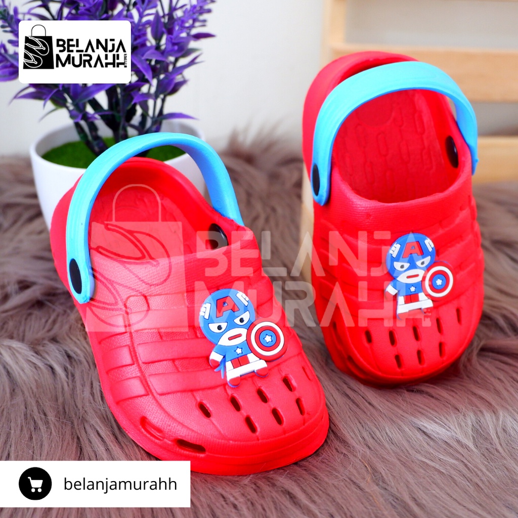 Sandal kodok anak sendal kodok anak/sendal baim anak lucu karakter