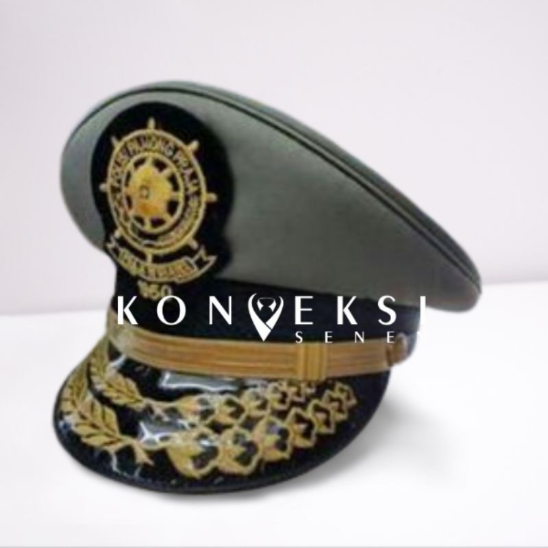 topi pet pdu pol pp 4c padi kapas dua ray