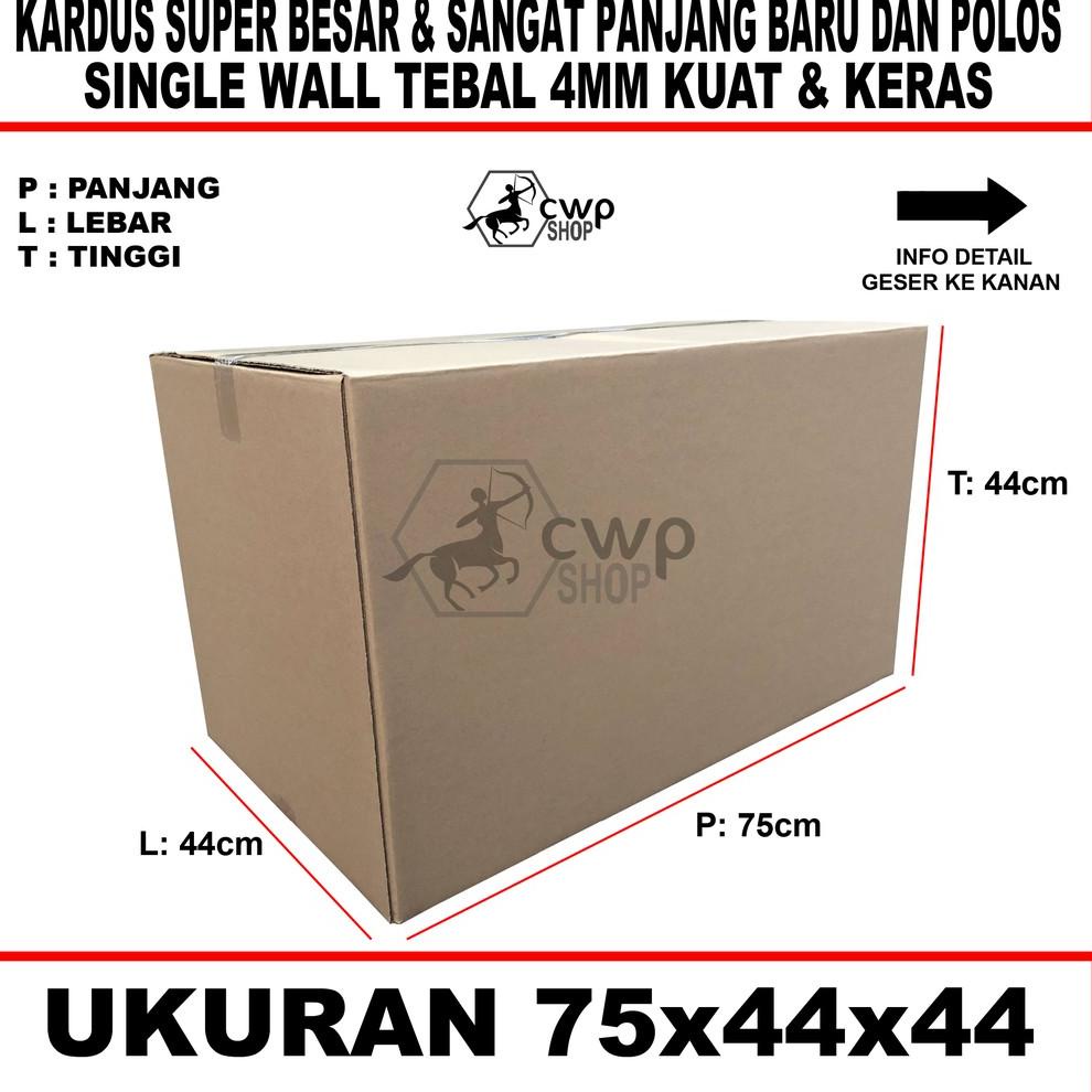 

F⚡ASH Cuci Gudang Kardus Box Karton Besar Polos Uk 75x44x44cm .,..,.,,,,.,