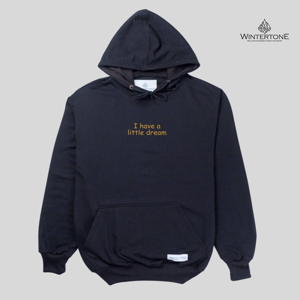 Sweater Hoodie Pria Distro Original WINTERTONE Black Edition Simple Series 6 WNTRN Suiter Hodie Hitam Cowok Kasual Switer Jumper Hoody Simple Sablon Print Pullover Distro Lokal Brand Bandung Unisex Cwe Cwo Bigsize XXl